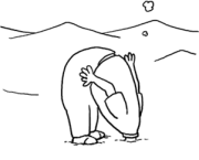 Head in sand
