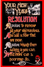 Postcards2CardsNewYearsResolution1915